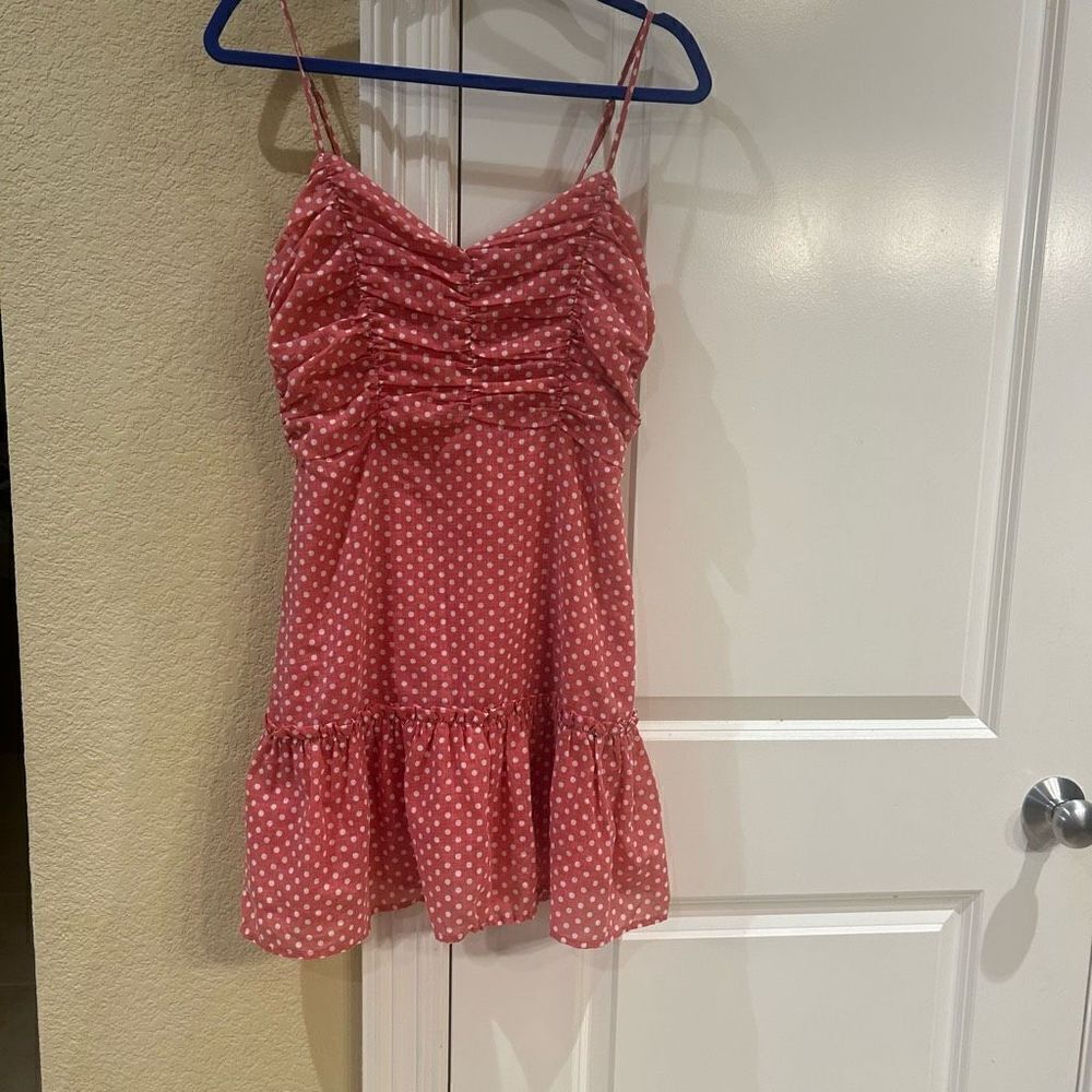 Storia Polka Dot Mini Dress size large